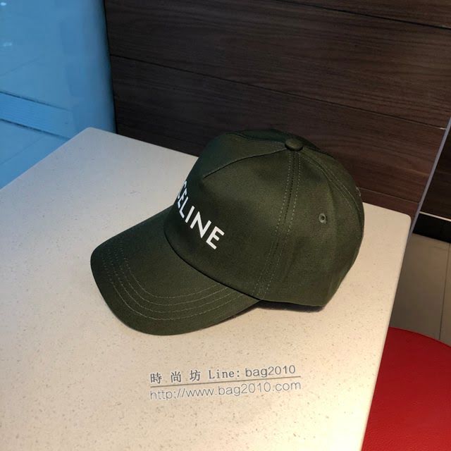 CELINE男女同款帽子 賽琳經典字母棒球帽鴨舌帽  mm1476